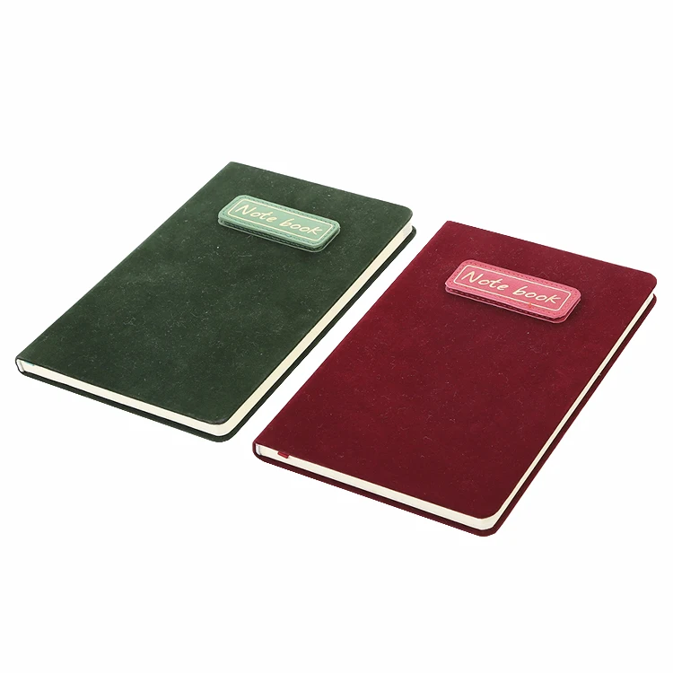 China factory customized velvet hardcover Notebook A5 weekly monthly Journal Writing Books