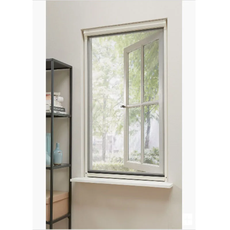 DIY anti mosquito roll up and down insect screen window