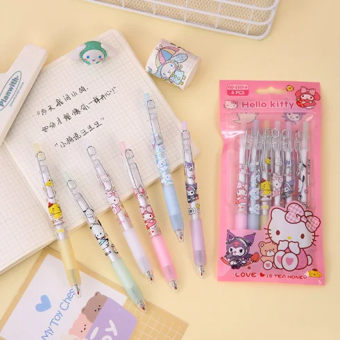 Креативная ручка Sanrio с металлическим крючком