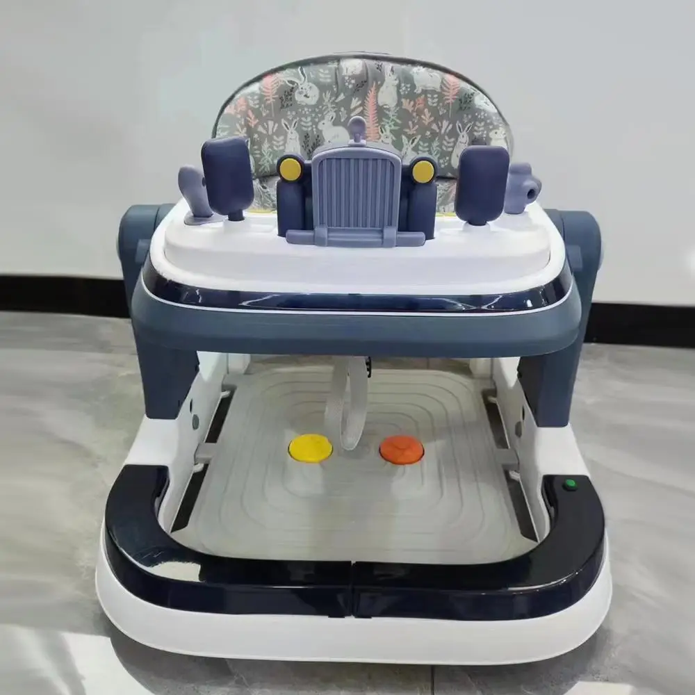 Baby portable cradle can push and sit on the walker 6-12months treasure learning walker