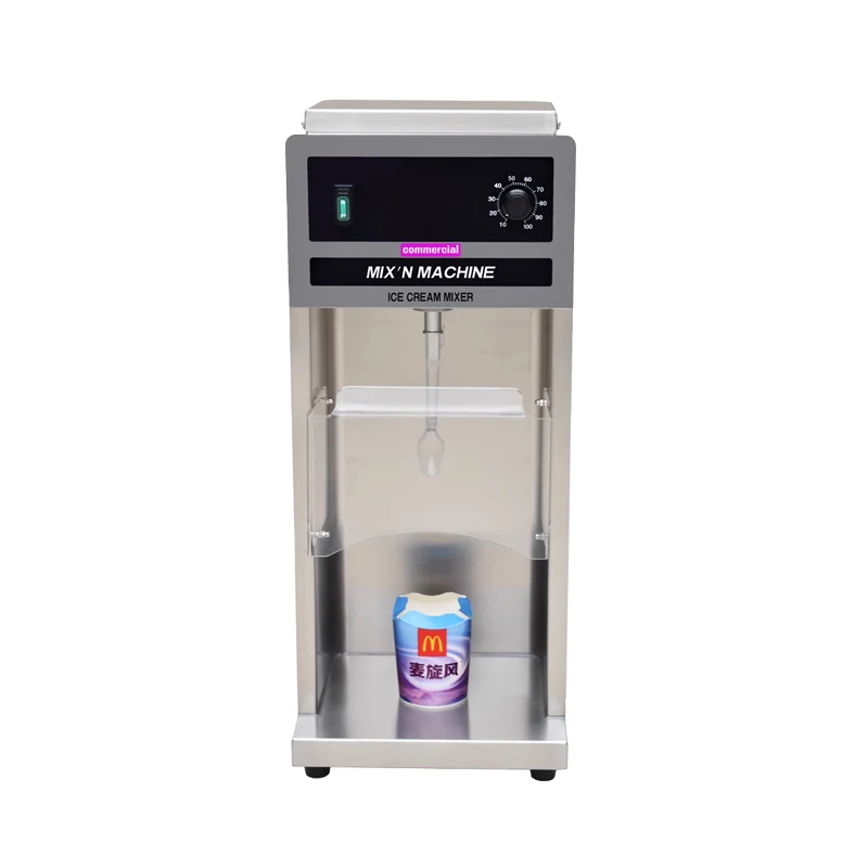 GOOPIKK Commercial Stainless Steels Blizzard Ice Cream Mixer Frozen Yogurt Swirl Machine 220v Mcflurry Machine With Cheap Price