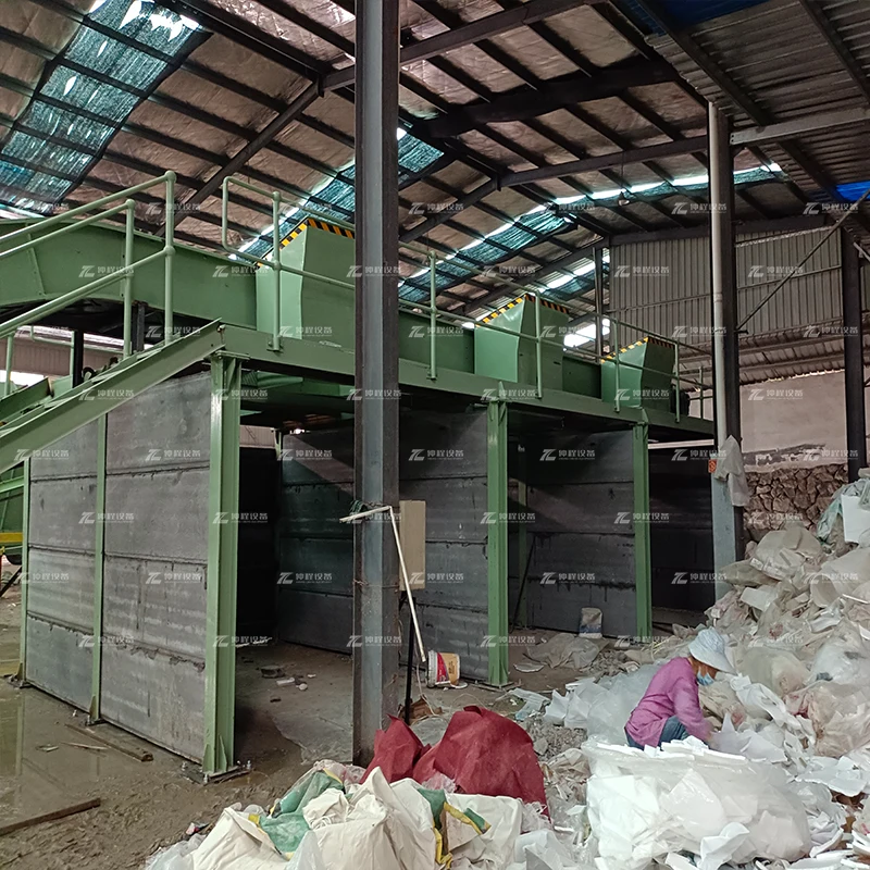 MSW city garbage sorting recycling plant Disc Separator high speed industrial air blower