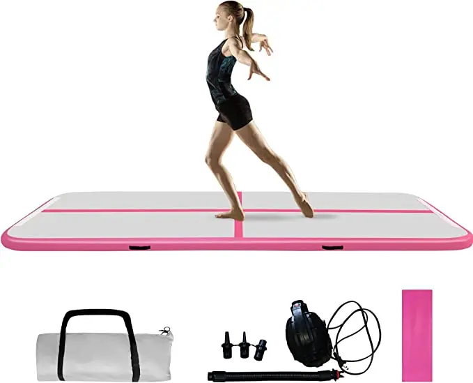 Winsun custom cheap Inflatable air track Gym equipment gymnastics air track tumbling gymnastics mat For Yoga Fitness