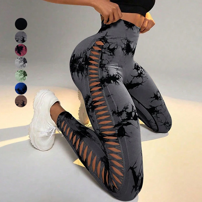 YIYI спортивные бесшовные леггинсы для занятий йогой