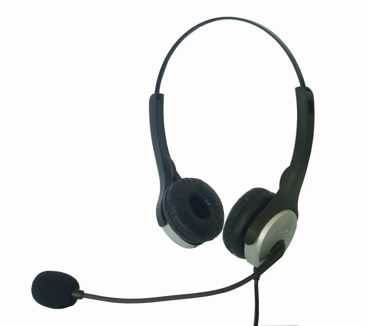 2022 Professional Binaural Telephone headset with RJ11 RJ9 USB Plug for call center
