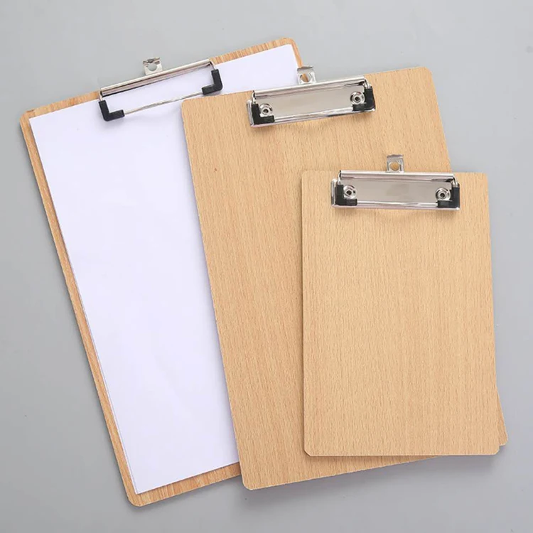
High Quality Office Customized Clipboard a3 a4 a5 a6 Wooden Clipboard 