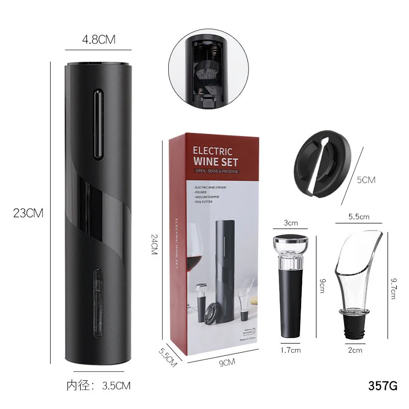 Kitchen Accessories Gadgets Bottle Openers Automatic Corkscrew Opener Household Electric Wine Opener