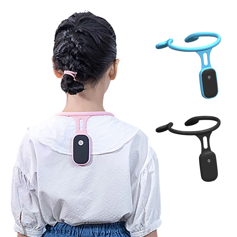 Электронный пояс-тренажер для выпрямления спины вибродатчик интеллектуальный умный Корректор