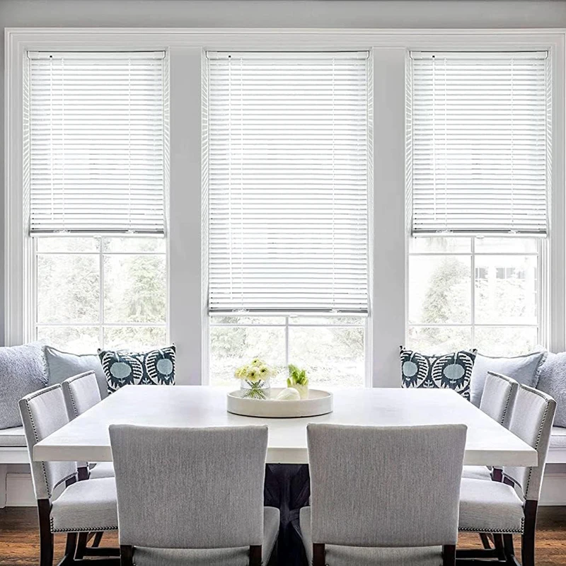 Electric motorized and manual aluminum venetian blinds for window anti-uv waterproof light adjustment cordless aluminium blinds