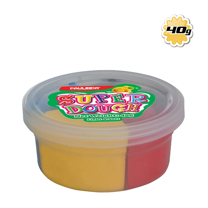 Paulinda Art and Craft Sets for Kids Flexible Allergen-free Elastic DIY Playdough Super Dough
