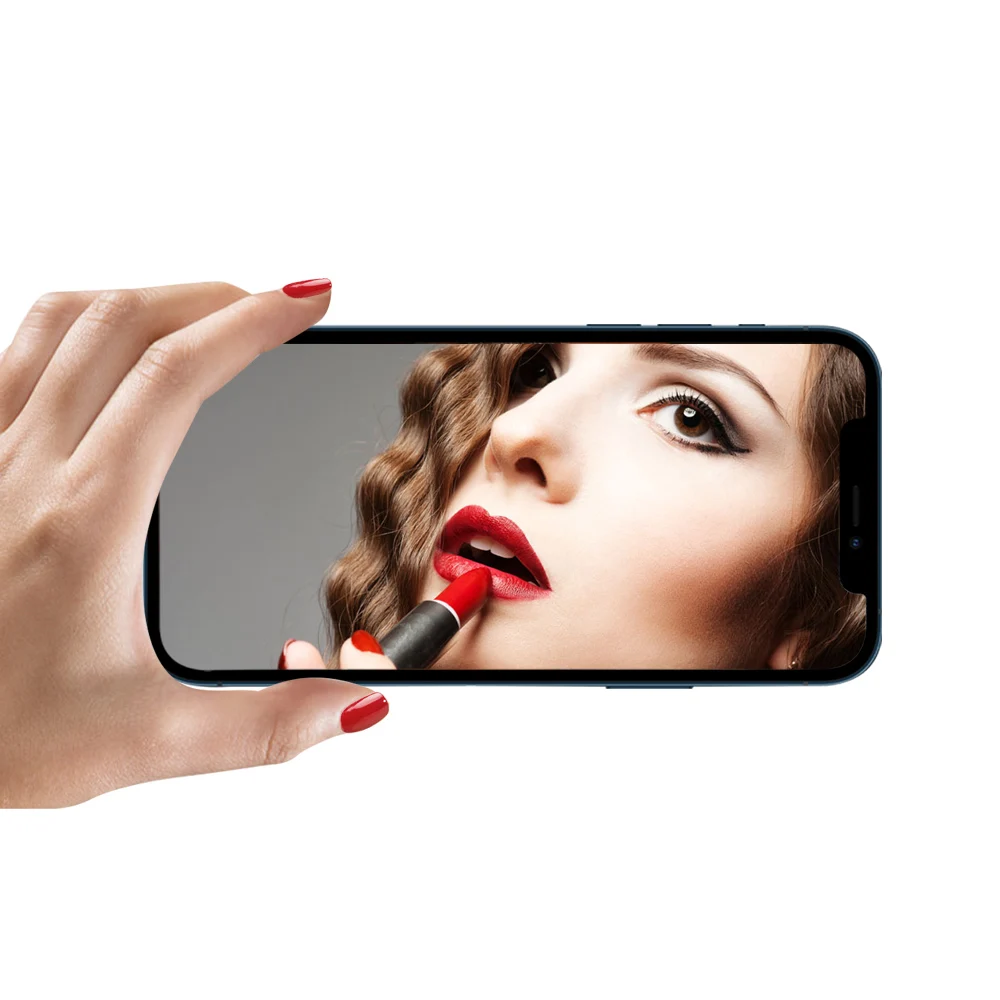 
Manufacturer High Clear Optical Silver Mirror Film for iPhone 7/8/X Anti Shock Mirror Screen Protector HD Shockproof Film 