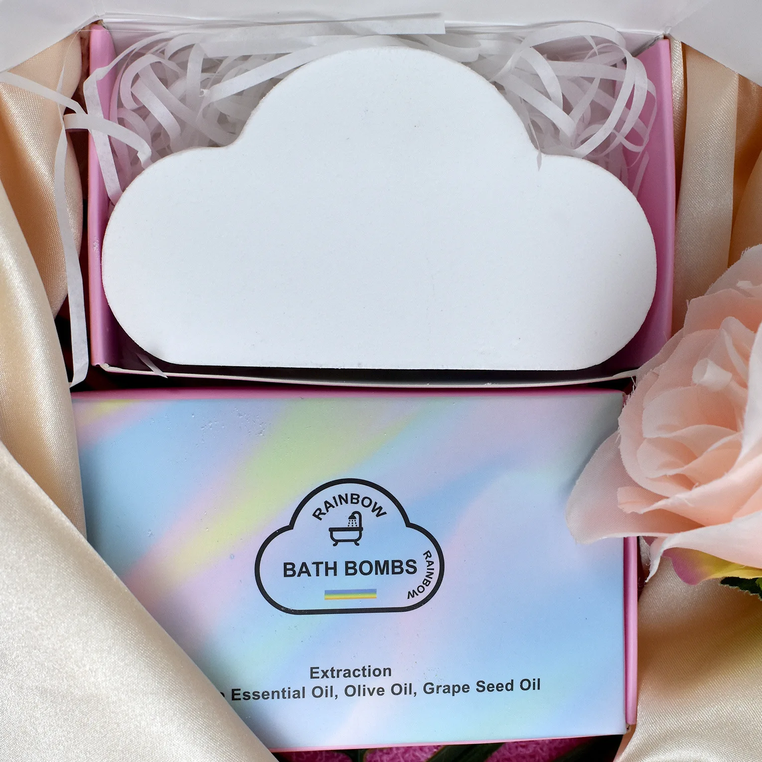 Customise Rainbow Bath Bomb Balls Gift Set Order