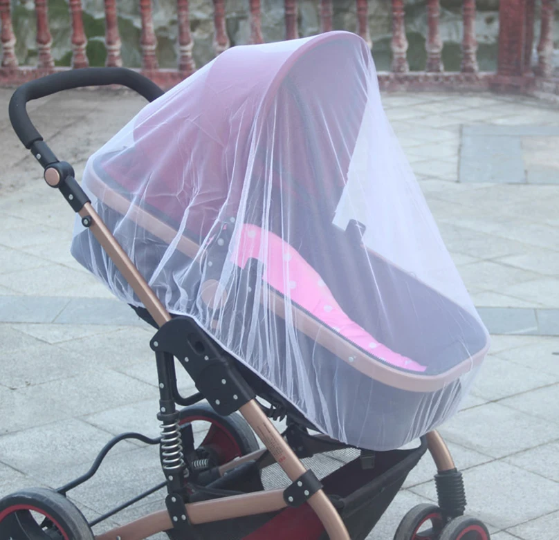 Baby Stroller Pushchair Mosquito Insect Shield Net Safe Infants Protection Mesh Stroller Accessories Mosquito Net 150cm