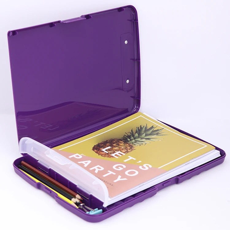 Foldable Nursing Clipboard Store Stationery Document Notebook Portable File Pockets Anatomy Clipboards Lever Arch File Clipboard