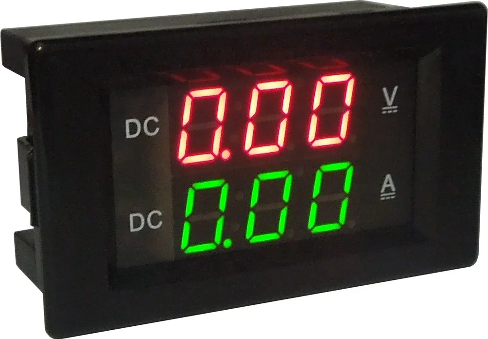 
LED Digital Display DC0-100V 300V 600V Amperometer DC0-999MA 3A 5A 10A 50A 100A 300A 500A 1000A DC Voltage Current Dual Meter 