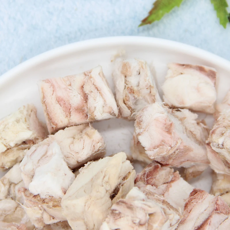 High Protein Low Fat Made with a Single Ingredient Freeze Dried Cod Fish Cubes cat dog treats