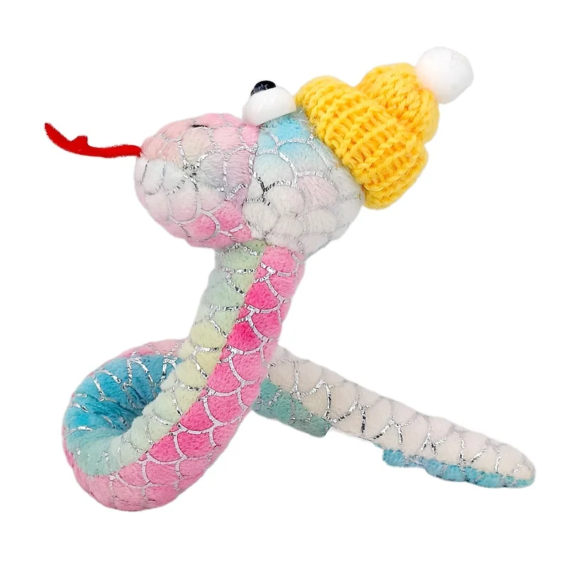 30CM Kids Toy Small Snake Plush Toys Zodiac Stuffed Snake Plushies