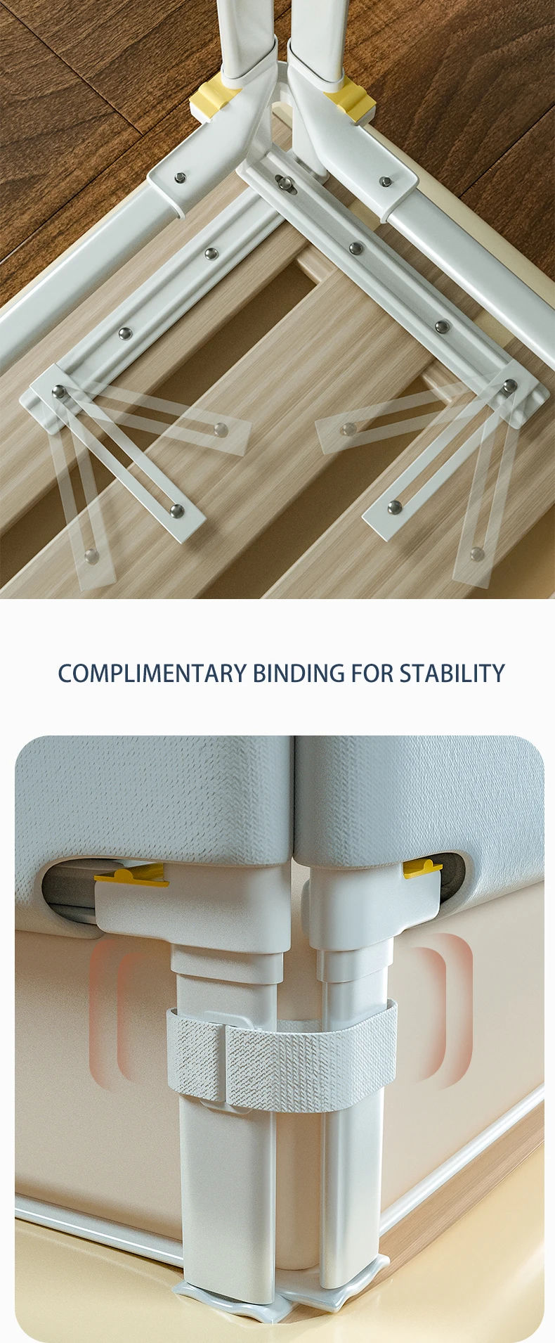 High Quality Customizable Baby Guardrail Fall Season Metal Bed Rail for Kids Direct Factory Sales