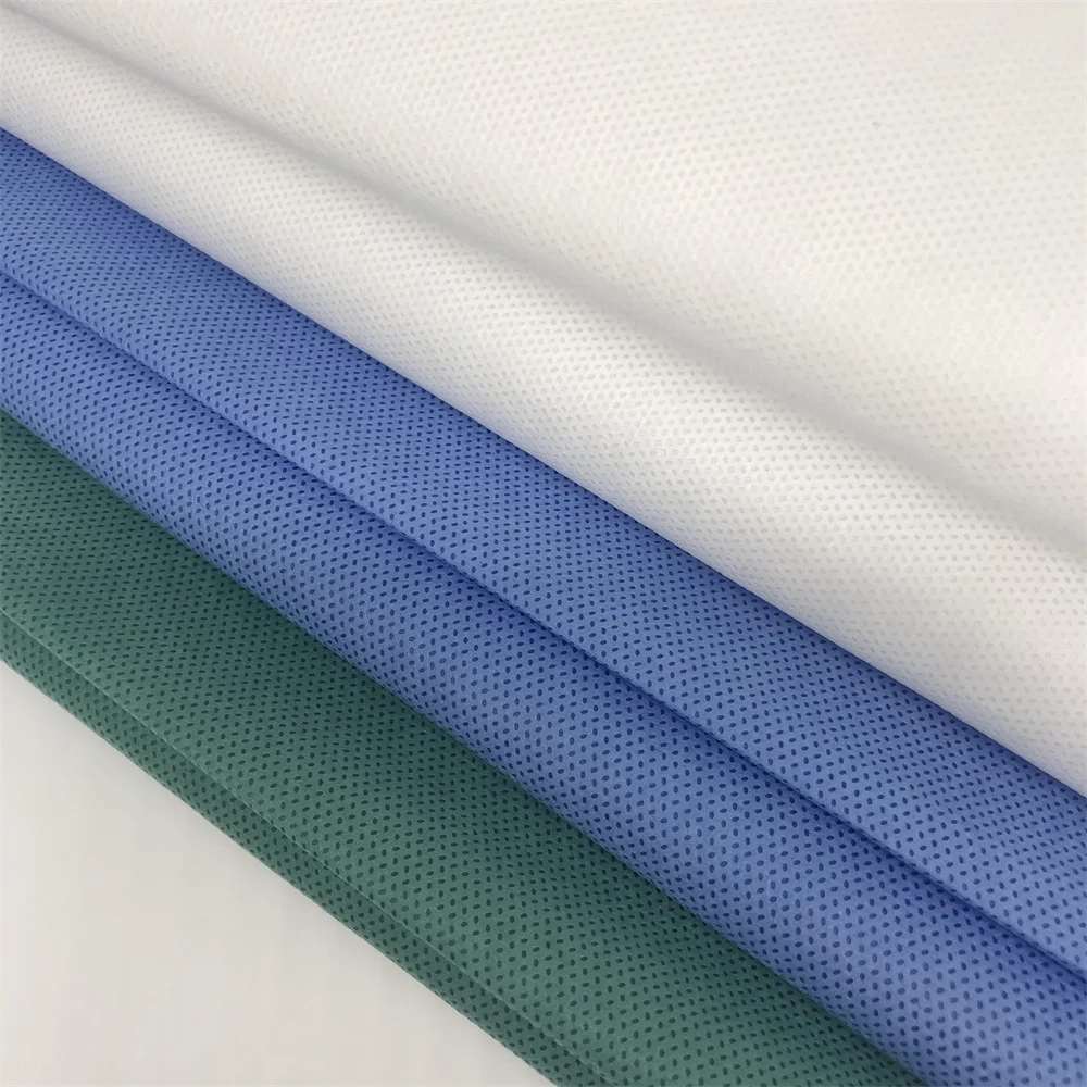 
The manufacturer customizes high-quality SMS non-woven fabric breathable SMS non-woven fabric 