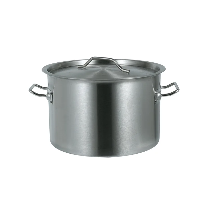 3 layers Composite Bottom Stainless Steel Stock Pots for Restaurant cooking