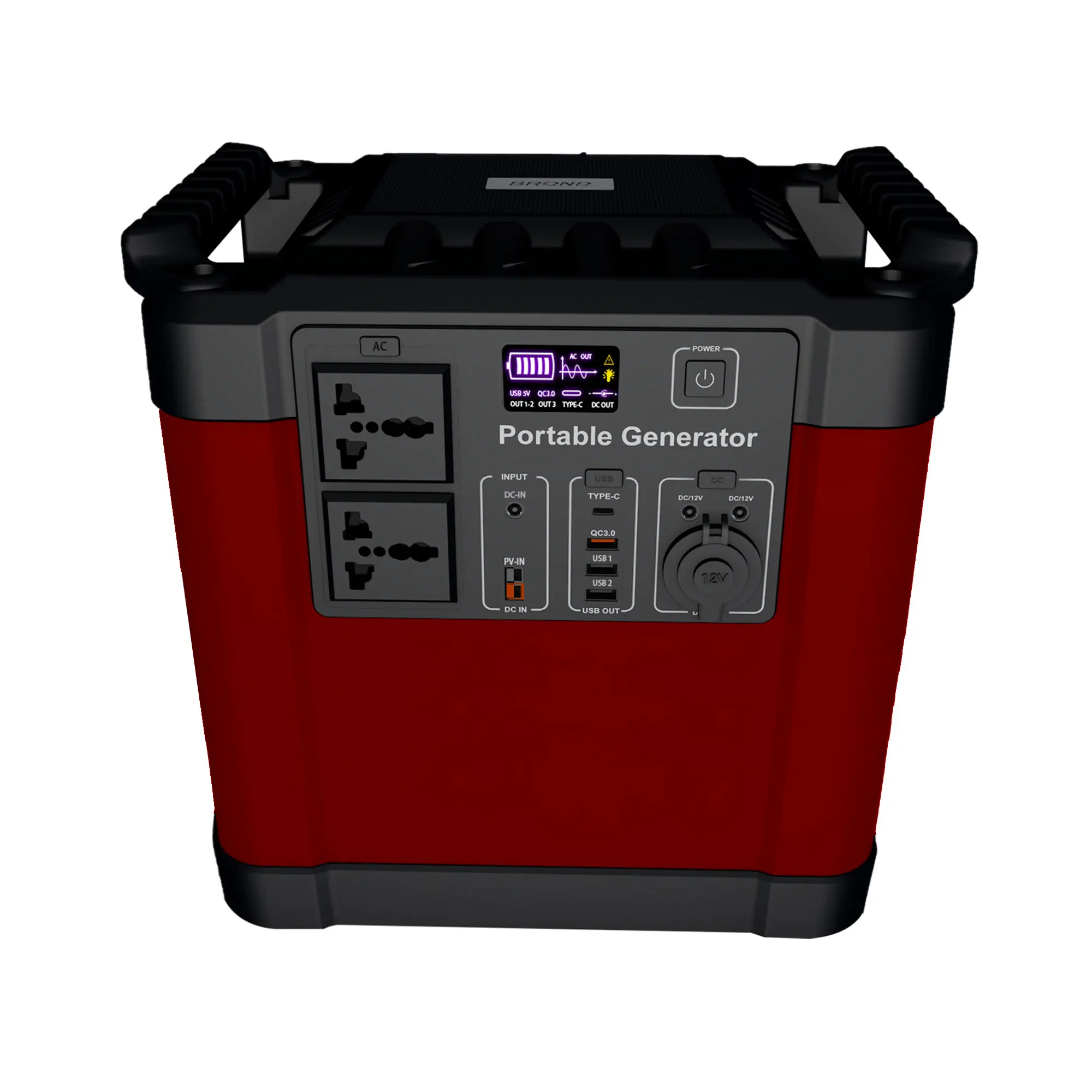 
New released large capacity 2000W solar generator set for Outdoor Camping Travel Hunting Emergency portable power station 