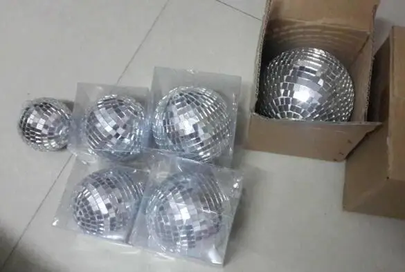 Christmas Xmas Tree Ornament Hanging Disco Ball  Mirror Disco Ball