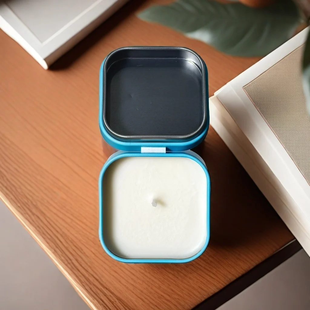 Loysu Cube Sugar Soy Wax 70g Scented Candle with Velvet Rose Oud Floral Scent Aroma Fragrance for Home Hotel Restaurant Gift