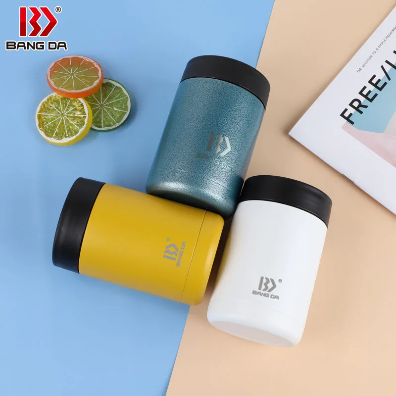 12oz Double Walled Stainless Steel Insulated Drink Bottle Outdoor Wine Beer Cola Cooler Can Tumbler Container