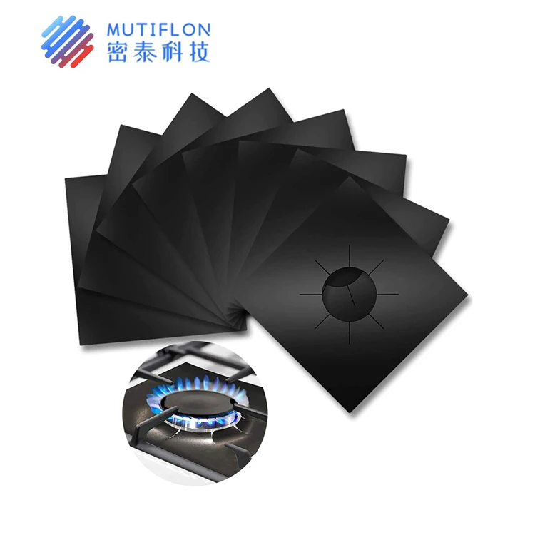 Factory Supplied Stove Burner Covers non-stick heavy-duty gas range protector Fireproof Stove Gas range protectors Liners