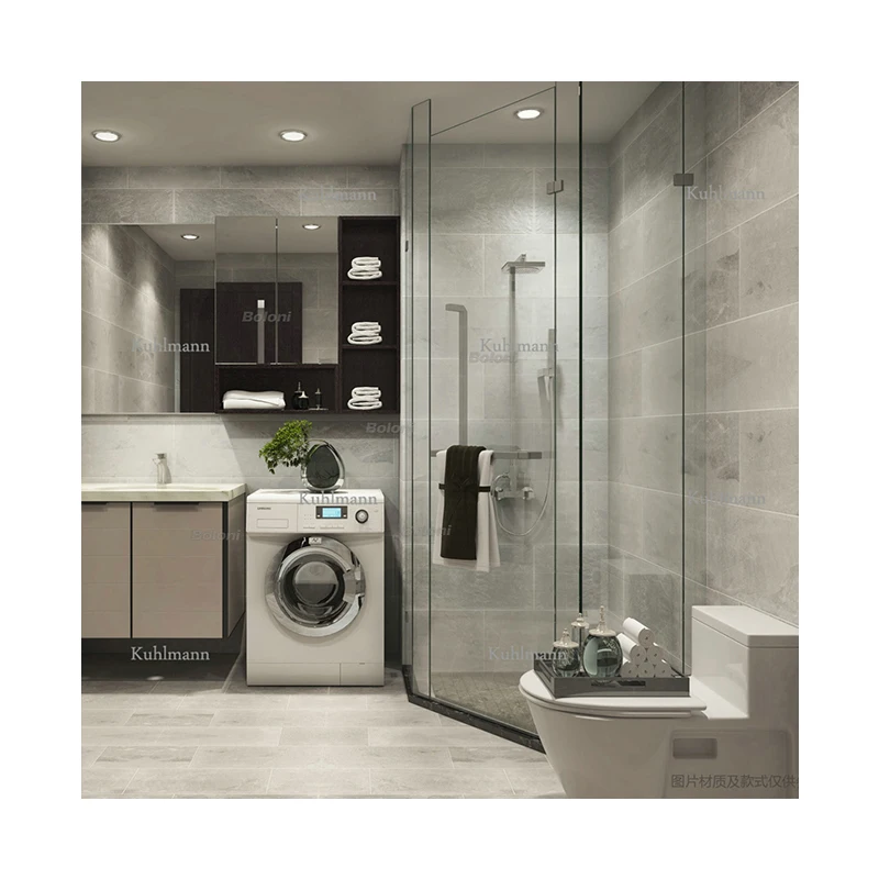 Boloni New Design Vertical Bathroom Furniture Multifunctional Bathroom Wash Basin Cabinet in Bathroom Vanties