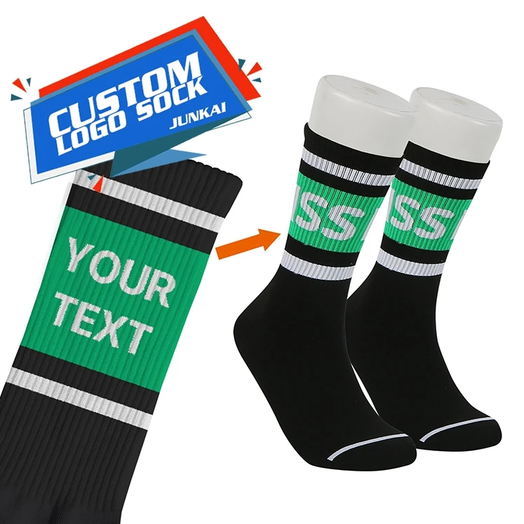 Wholesale Custom Logo Men Cotton Socks Custom Design Business Casual Men Cocks With Your Logo