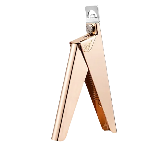 Nail Color Titanium French U-Shaped Scissors Nail Tools Stainless Steel Straight Scissors For Trimming Nail Pieces