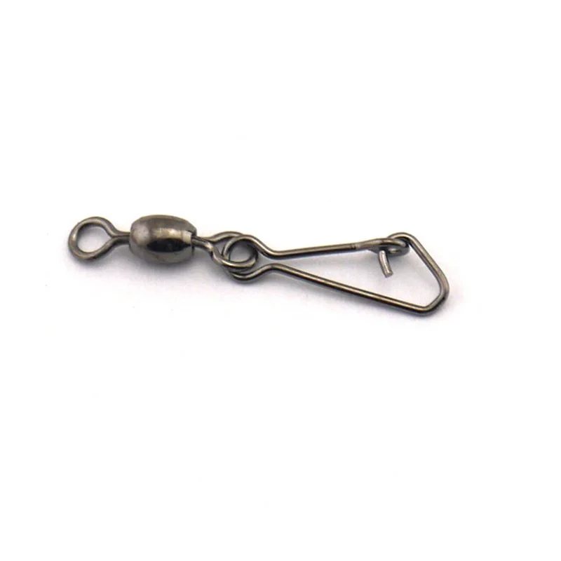 High Quality All-Size Crane Swivel with Hooked Snap Fishing Connectors for Sea Fishing Gear Accessories