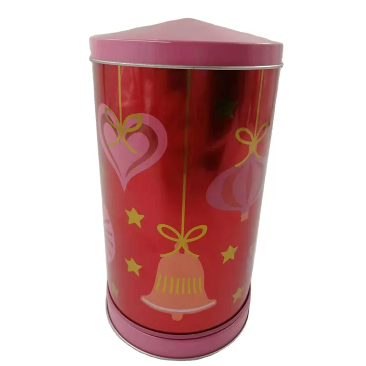 China factory low moq round musical gift tin can