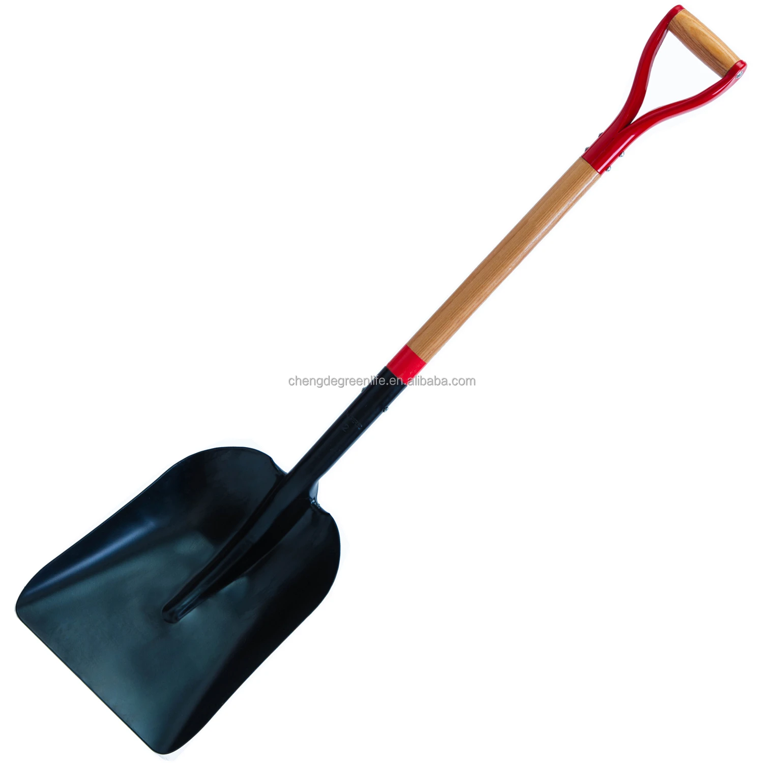 2022 New design wood handle scoop shovel Great quality light weight shovel for snow