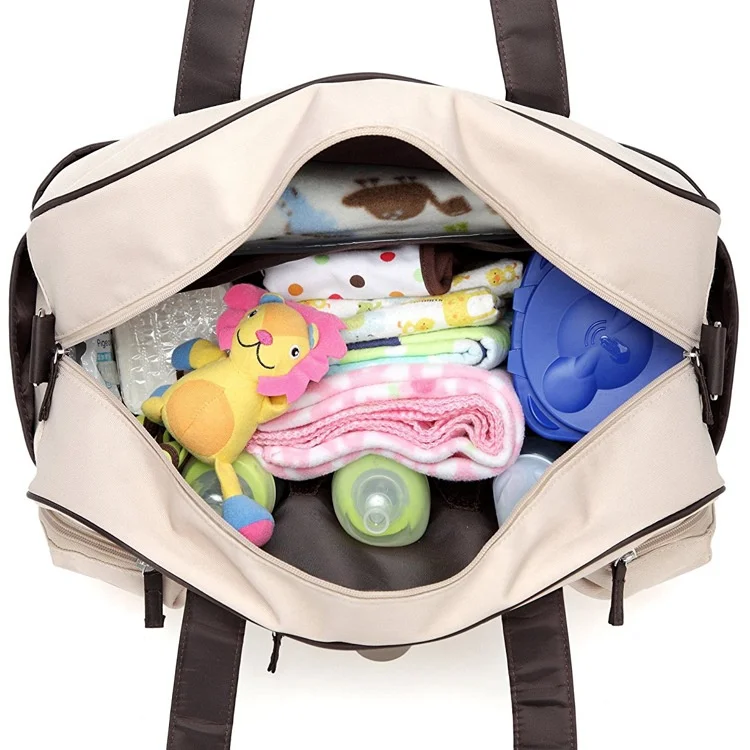 High-capacity Polyester travel bag baby tote bag single-shoulder cross mommy handbags