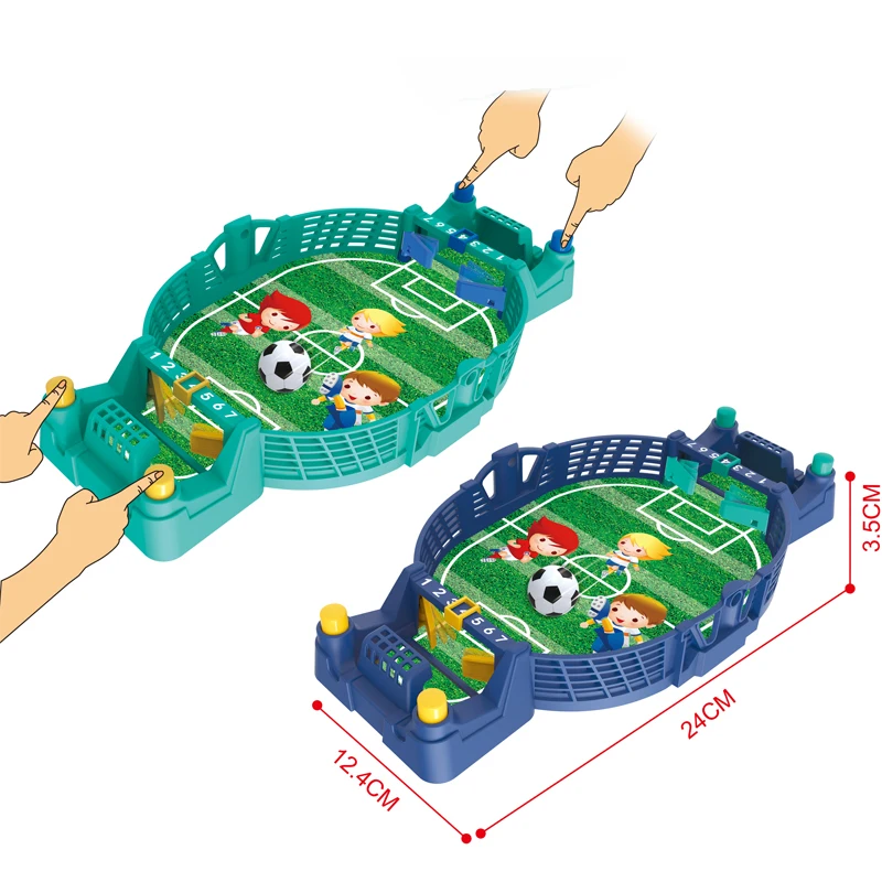 Bemay Toy Double Soccer Toy Table Game for Kids Promotion Gift Plastic Football Game Sports Toys