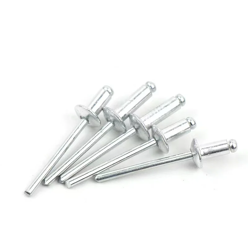 SCREWS MADE OF ALLOY STEEL M 6 X 1.0 BLIND RIVET NUT, HEX BODY REDUCED HEAD OPEN END STEEL ZINC PLATED