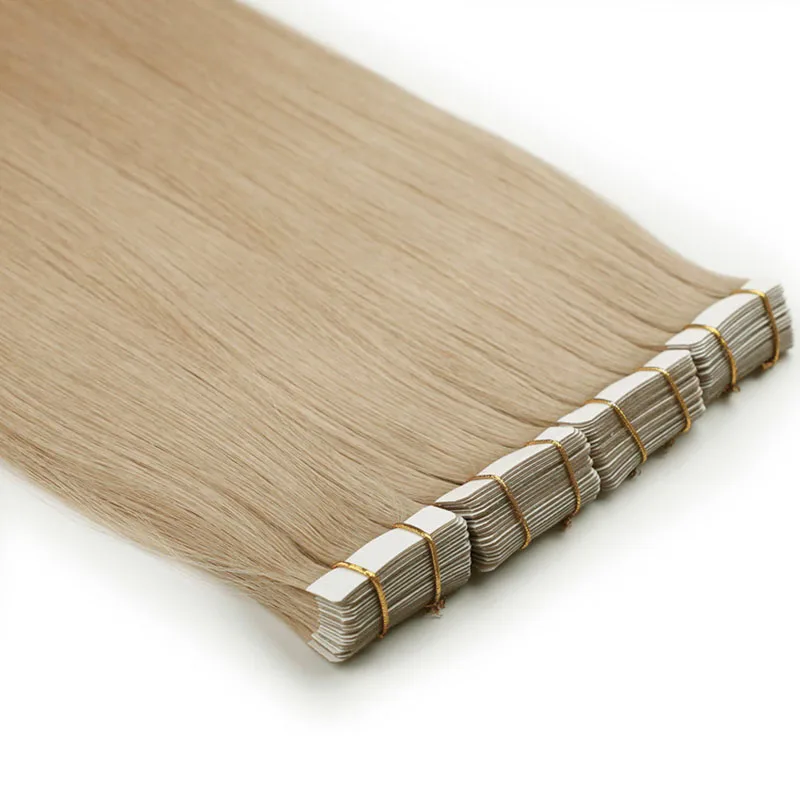 Wholesale Russian Tape In Hair Extensions Remy Virgin Human Tape In Hair Extensions