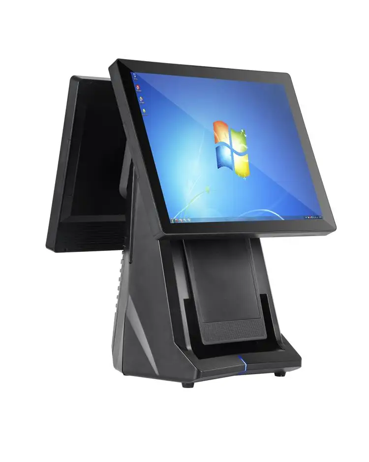High Resolution Dual Screen Touch Supermarket Retail With Software Machine Cash Register Pos System