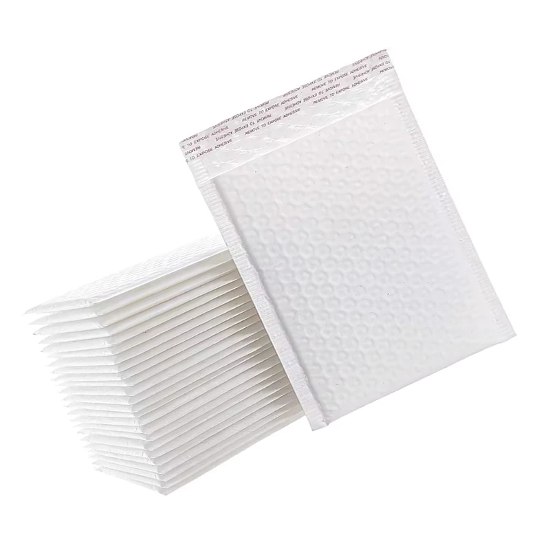 Custom Logo Printed Self Adhesive white bubble padded small bubble mailer shipping envelope