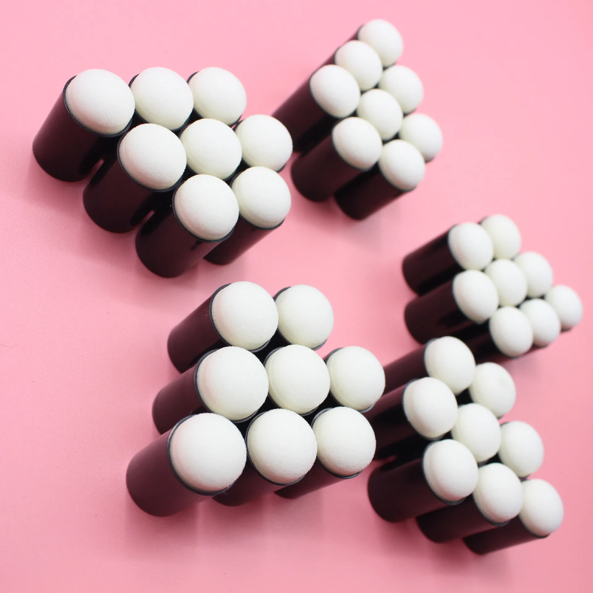 Children Craft DIY Painting Tools Finger Sponge Stamp Black Dauber Sponge