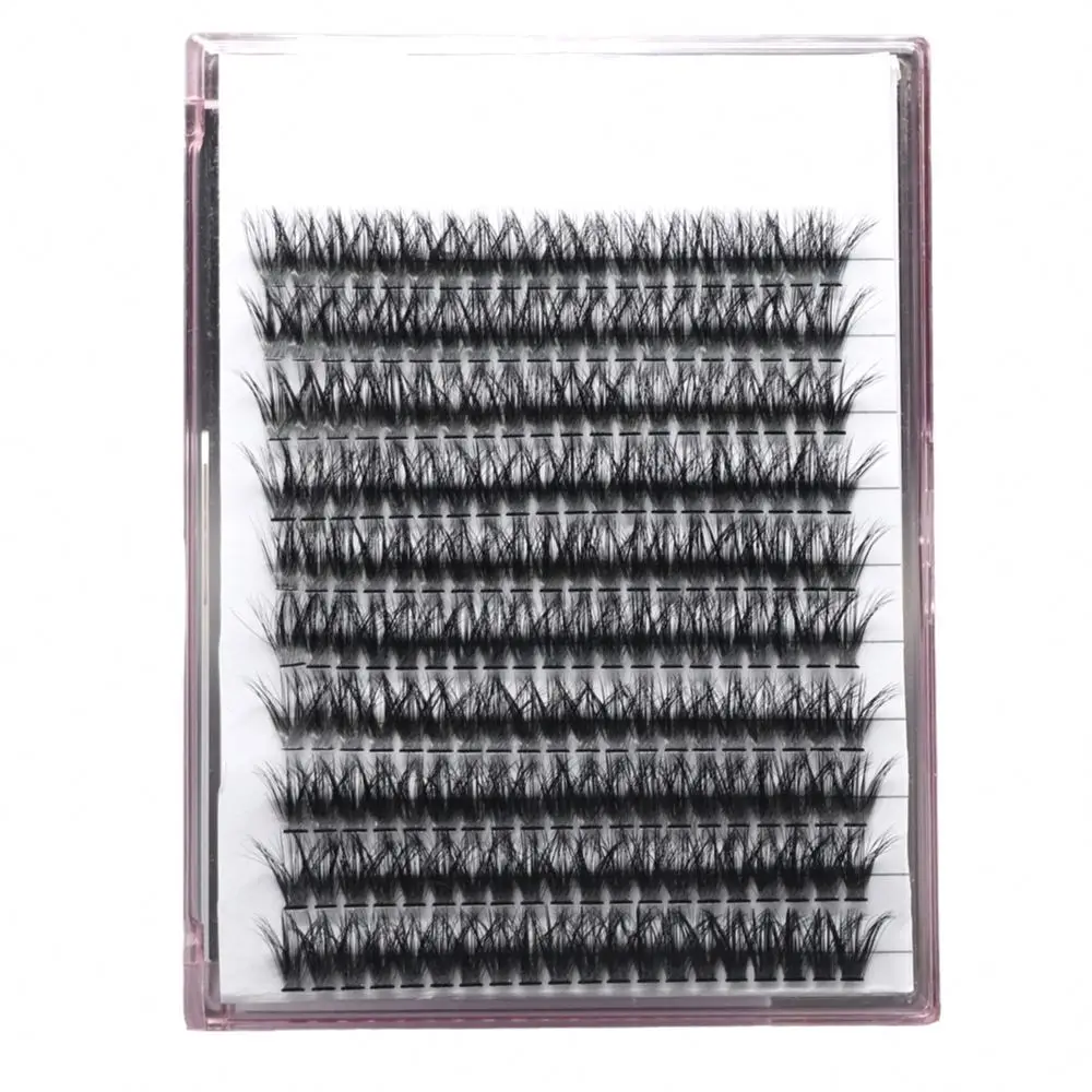 Pre Fan 60P 3D DIY Eyelashes Segmented Individual Soft PBT Fluffy Cluster Lashes