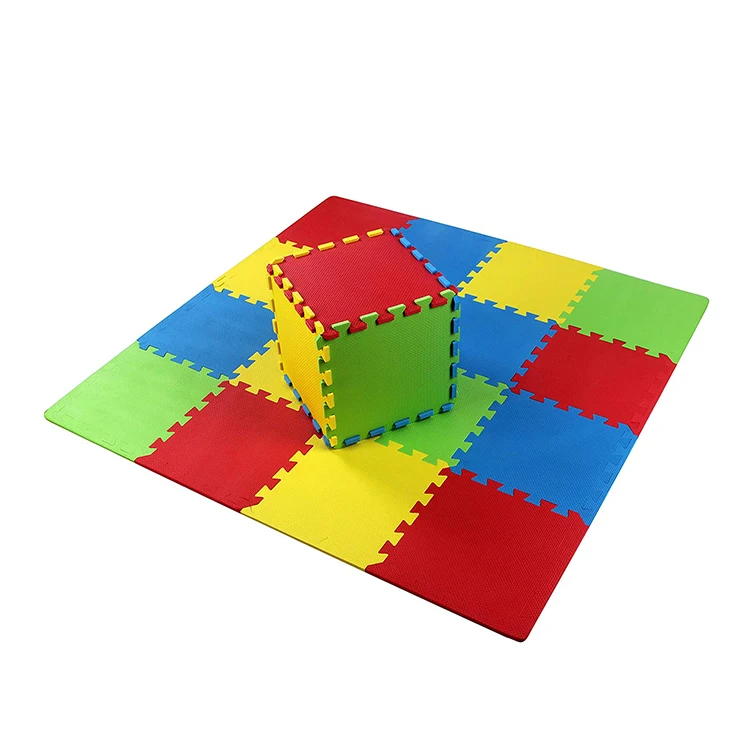 Лидер продаж, детский игровой коврик-пазл для упражнений, выполненный на заказ, с Блокирующей плитой из вспененного этилвинилацетата