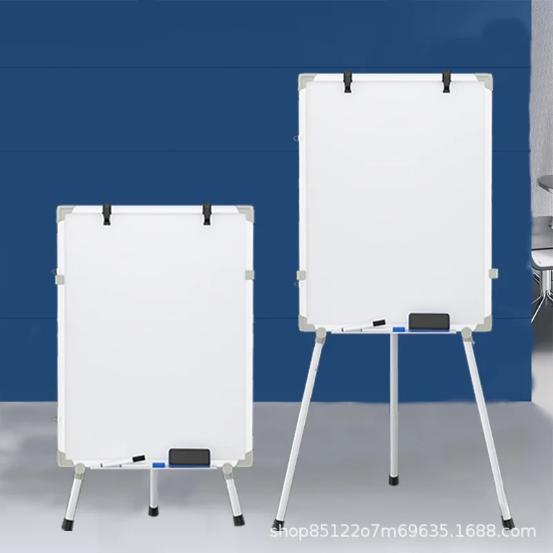 Hot Sale Dry Erase White Board Sturdy Adjustable Height Flip Chart Easel Mobile Tripod Whiteboard Stand For Office School