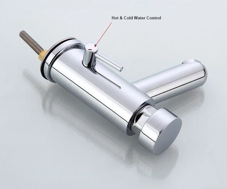 Basin Mounted Mixer Self Closing Tap with Temperature Control