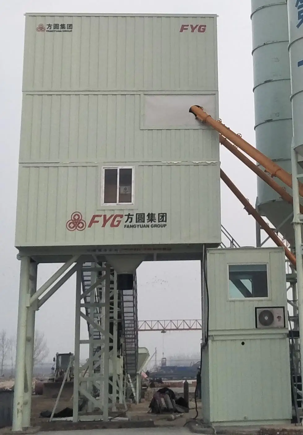 HZS90 Electric Belt Conveyor Feeding Type Small Fixed Ready Mix Concrete Batching Plant New Production Line Cement Mixer Beton