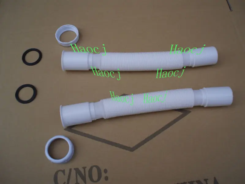 Drain pipe waste pipe sink water tank drain hose downcomer water basin hose flexible bellows