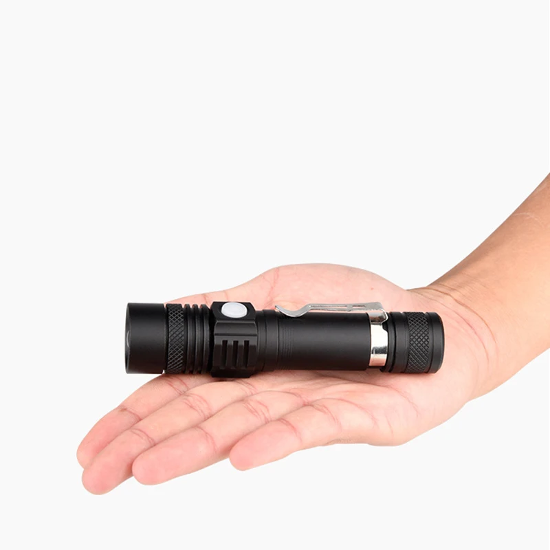USB or battery 4000ML Long Range Flashlight High Tactical   Led Flashlights Led Super Torch Flashlight Led Light