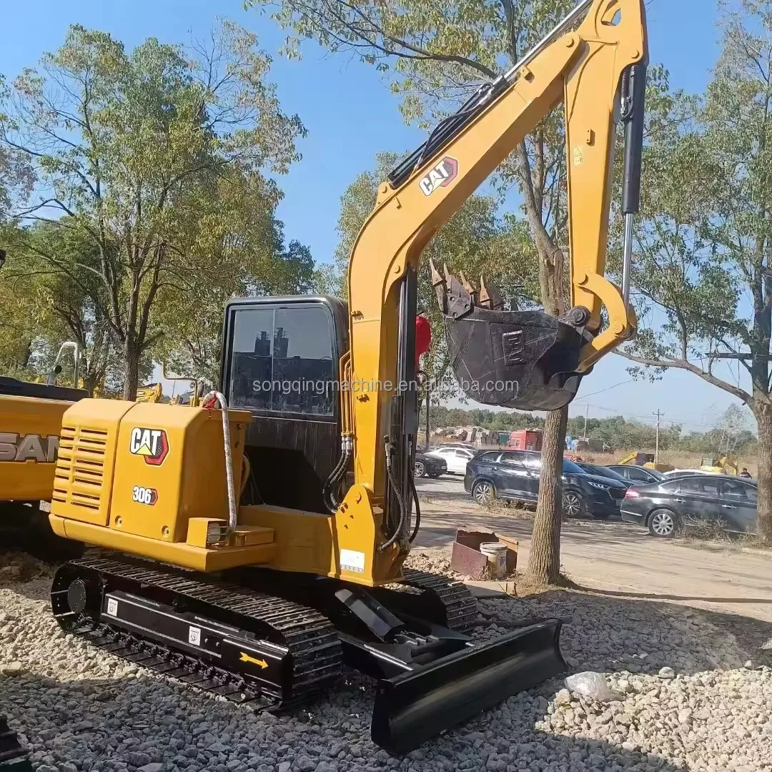 Экскаватор Caterpillar CAT306 6-тонный популярная модель мини-инженерная техника хорошее состояние
